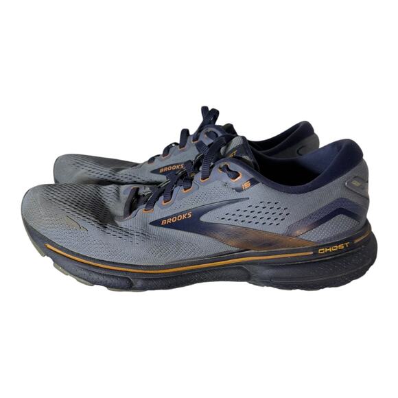 Brooks Ghost 15 Men's Size 9 Road Running Shoes Athletic Sneakers Low Top Blue - Picture 4 of 8
